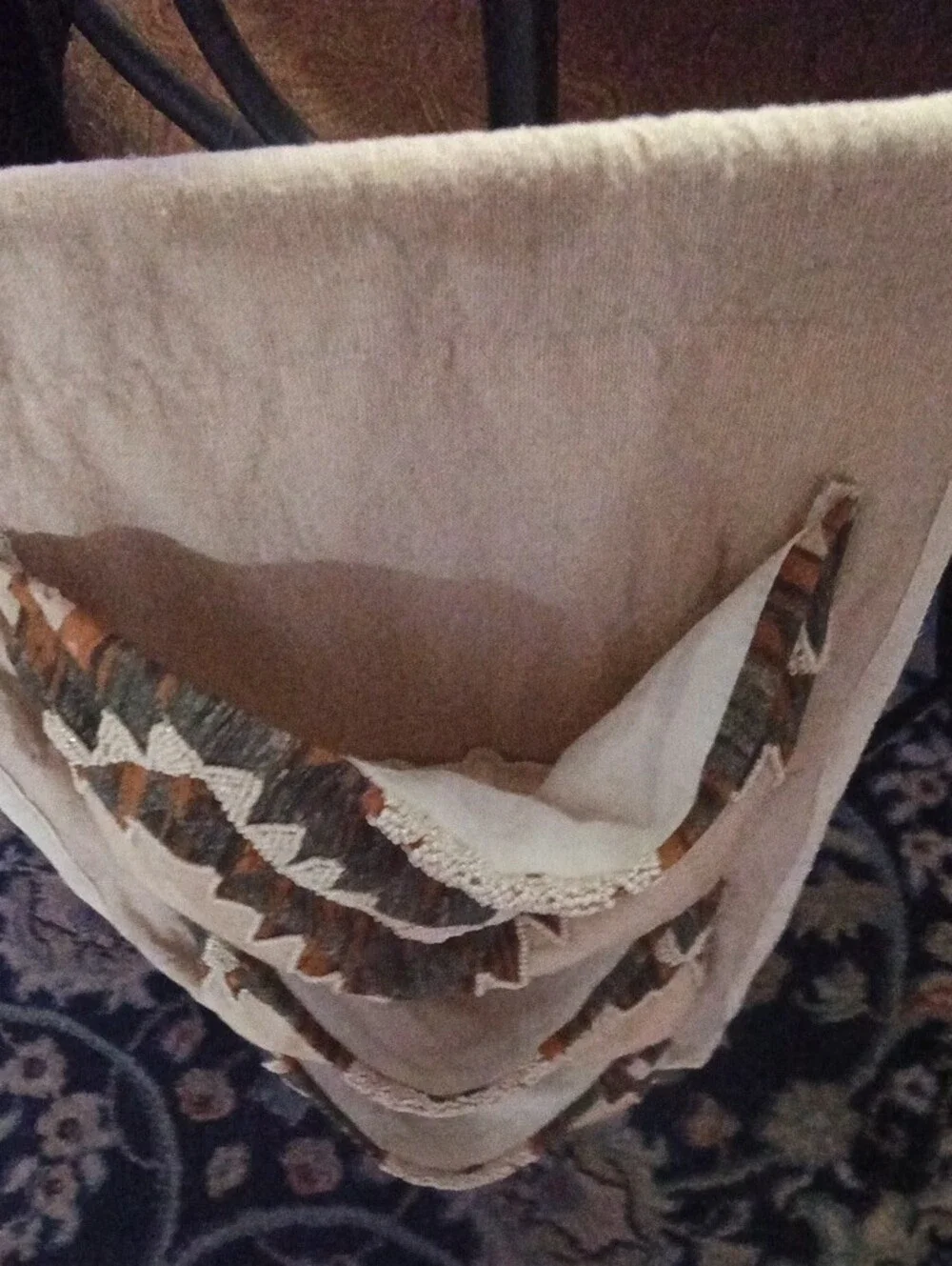 Handmade beige hanging